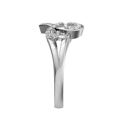 Endearing Diamond Heart Ring 